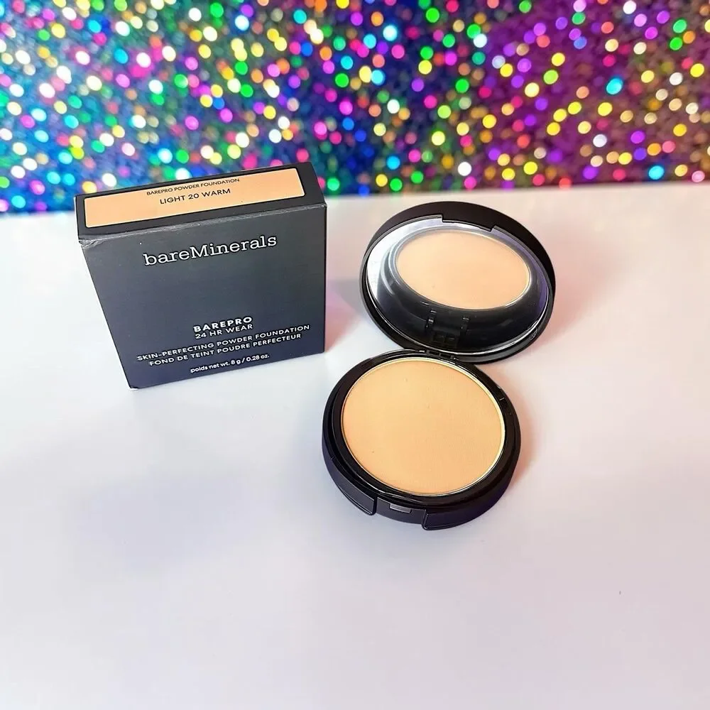 BAREMINERALS BAREPRO 24HR Skin-Perfecting Powder Foundation LIGHT 20 WARM .28oz